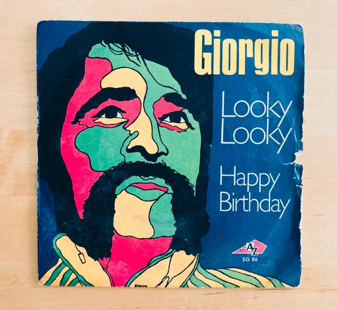 Disque vinyle 45T Giorgio Moroder Looky Looky.